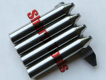 6mm Shank 40 Açı 2.0 mm V Gravür Freze Araçları, Tungsten Çelik Katı Karbür Kesiciler CNC Oyma Yönlendirici Bit Metal Al, Cu