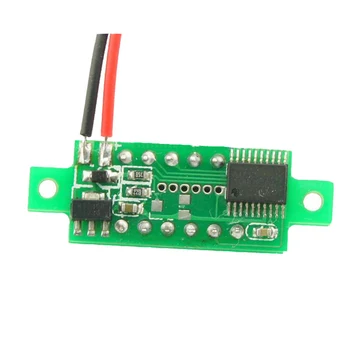 Mini Dijital DC Voltmetre 0.28 İnç İki Telli 2.5 V-30V Mini Dijital DC Voltmetre gerilim LED ekranı tester ölçer 4 Renk