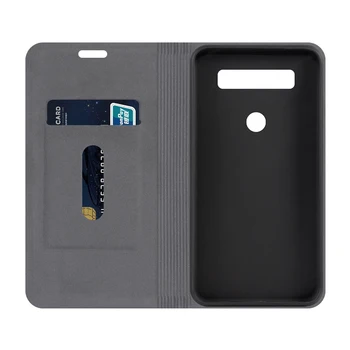 PU deri cüzdan Kılıf TCL 10 SE İş telefon kılıfı İçin TCL 10 SE Kitap Çantası Yumuşak Silikon arka kapak