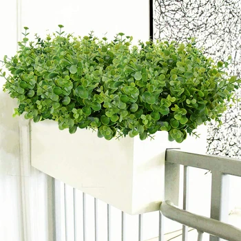 Yapay Yeşil Bitki Fern Çim Plastik Sahte Çiçek Buketi Düğün Dekorasyon Ev Oturma Odası Masaüstü Süsler Bahçe Dekor