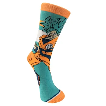 Yeni Anime erkek Çorap Son Goku Kakarotto Cosplay Komik Çorap Boxer Adam Pamuk Erkek Nefes Çorap Hediye Prop