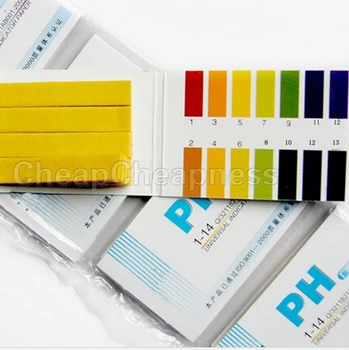 1 ADET 031N 358A 80 Şeritler Tam Aralıklı pH Alkali Asit 1-14 test kağıdı Su Litmus Test Kiti Sıcak Satış