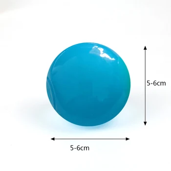 1 adet Yapışkan Duvar Topu Parlayan Oyuncak Kabak Noel Sopa Hedef Topu Yetişkin Dekompresyon Atmak Stres Giderici 50-60mm