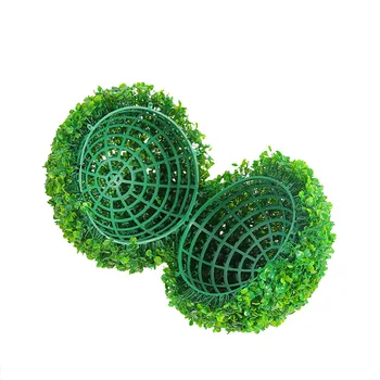 1 adet Çim Bonsai Yapay Topiary 10/18/28/38cm Yeşil Simülasyon Topu Alışveriş Merkezi Malzemeleri iç mekan dış mekan dekorasyonu Çim Topu