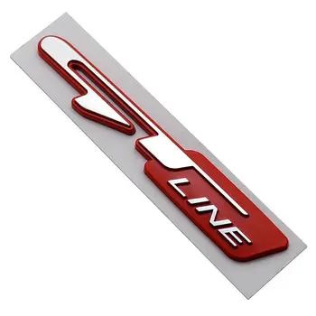 1x Kırmızı Siyah GT GT Hattı ABS Amblemi Araba Arka Çamurluk Tabela Sticker Çıkartması Stinger Forte Optima Aksesuarları