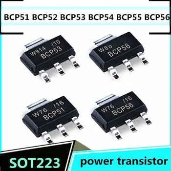 20 adet BCP51 BCP52 BCP53 BCP54 BCP55 BCP56-16 güç transistörü SMD SOT223