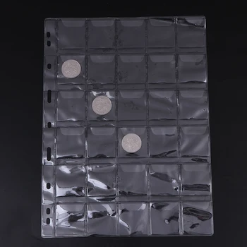 2022 30 Cepler Klasik Plastik Para Tutucu Levha Depolama Koleksiyonu Para Albümü Durumda şeffaf çanta Dolap Organizatör Toptan Çanta