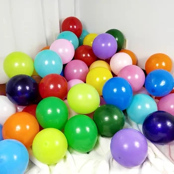 25/50 adet 5 inç Mat Lateks Balonlar Kırmızı Yeşil Macaron Pembe Mavi Balonlar Bebek Duş Doğum Günü Düğün Noel Partisi Dekorasyon