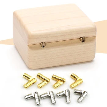 30 Adet 5x30mm Retro mücevher Kutusu Gizli menteşeleri Minyatür Silindirik menteşeler Koleksiyonu için / Sigara Menteşeleri Altın / Gümüş Menteşe
