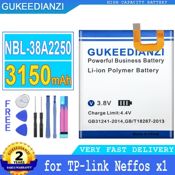 3150mAh Pil NBL-38A2250 için TP-link Neffos X1 X 1 32GB,TP902A Şarj Edilebilir Piller Ücretsiz Araçlar + Takip Numarası