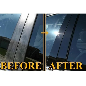 8 Adet Parlak Siyah Araba Kapı Pencere Trim Pillar Mesajları Dekoratif Kapak Trim Fit Nissan Qashqai İçin J11 2016-2022 Otomatik Çıkartmalar