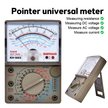 AC DC İğne Tipi Evrensel Metre Pointer Ekran Elektrik Multimetre Gerilim Akım direnç test aleti Kalem KH-965 Onarım için