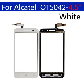 Alcatel One Touch POP 2 Için dokunmatik ekran OT5042 OT 5042 5042D Dokunmatik ekran paneli Sensörü Sayısallaştırıcı Cam Değiştirme 4.5