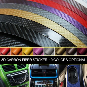 Araba Aksesuarları 127 cm * 10 cm karbon fiber membran Honda Jade için FCV Crider NSX-GT N - One DİŞLİ FCEV Spor Ridgeline