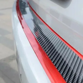 Araba Styling Anti-scratch Çıkartmalar Karbon Fiber Otomatik Kapı Eşik Tampon Gövde Anti-çarpışma Şerit Araba Vücut Koruyucu şerit etiket