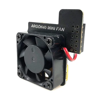 Argon Mini Fan Ahududu Pi için 4 Soğutma Fanı Dahili İsı Emici İle ON / OFF Anahtarı PWM Kontrol Ahududu Pi için 4B 3B 3B+