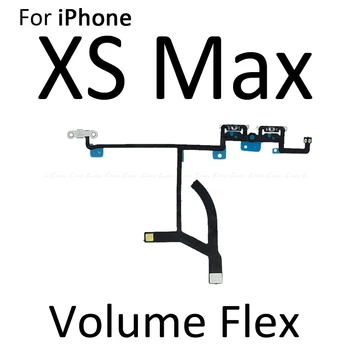 Açma KAPAMA Düğmesi Flex Kablo Şerit iPhone 7 8 Artı X XS Max XR SE 2020 2016 Sessiz Sessiz Ses Düğmesi Anahtar Parçaları