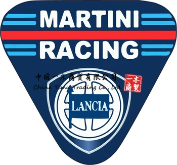 Cyberpunk Çıkartmaları Lancia Martini Yarış Etiket Lamine Vinil Momo Çıkartması