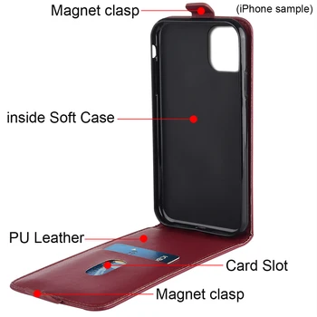 Dikey Flip Case Xiaomi Redmi ıçin 4X MAG138 MAE136 5