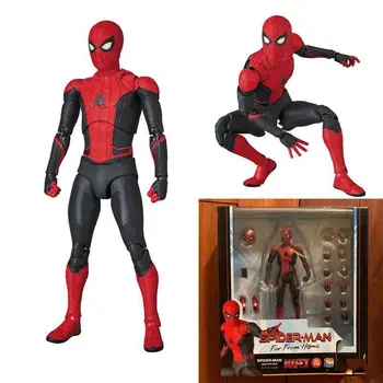 Disney Avengers Örümcek Adam aksiyon figürü oyuncakları Peter Parker Heykelcik PVC Koleksiyon 15cm Hareketli Modeli Çocuklar için Hediyeler
