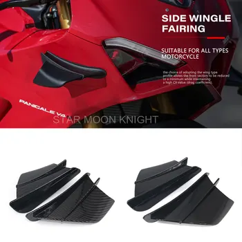 Ducati Panigale V2 V4 899 959 1198 1199 1299 Panigale R S Motosiklet Winglet Yan Spoiler Rüzgar Akış Sabitleme Kanat Fairing
