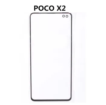 EN QC Xiaomi Poco F1 F2 Pro F3 X2 X3 Pro NFC LCD Ön dokunmatik ekran lensi Dış Cam OCA Paneli Değiştirme