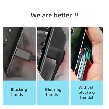 Essager Led C Tipi Usb Hızlı Şarj Kablosu C Tipi Kablo Cep Telefonu Xiaomi Redmi İçin Not 11 Siyah Köpekbalığı 5 Samsung Usb şarj cihazı