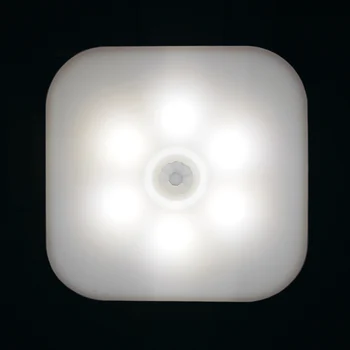 Gece Lambası AB Tak Akıllı hareket sensörlü LED Gece Lambası duvar ışıkları ev Koridor WC Başucu Lambası Koridor Yolu A3