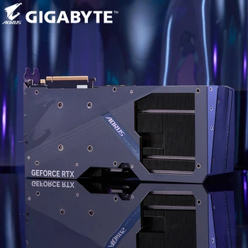 Gıgabyte AORUS GeForce RTX 4090 ANA 24G Ekran Kartı 21 Gbps GDDR6X 384 Bit PCI-E 4.0 Masaüstü GPU Anakart Grafik Kartları