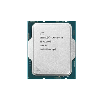 Intel İşlemci Çekirdek i5-12400 4.4 GHz 6 Çekirdekli 12 İplik CPU10nm L3 = 18M 65W LGA 1700 İşlemci Masaüstü Oyun Pro Yeni, Soğutucu Yok