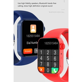 IWO 15 akıllı saat Serisi 8 T100 Max Özel İzle Yüz Bluetooth Çağrı NFC Spor Smartwatch nabız monitörü 2.0 İnç 395 * 460