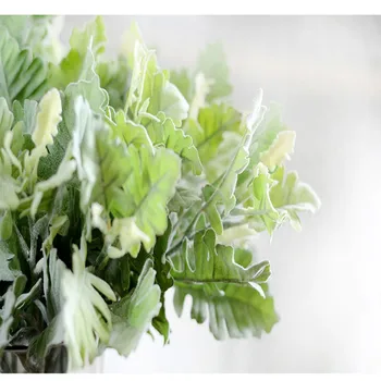 JAROWN Yapay angiospermae yeşil bitki sahte dekoratif çiçek bitki düğün ev bahçe dekorasyonu