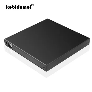 Kebidumei 12.7 mm SATA Harici Kasa USB 2.0 DVD CD DVD-Rom Laptop İçin CD / DVD Optik Sürücü Taşınabilir İnce Toptan