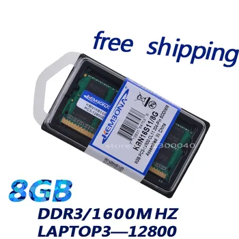KEMBONA Ücretsiz Kargo DDR3 8 GB PC12800 - - - - RAM DDR3 1600 MHz 8 GB 1.5 V (tüm anakart için)SO-DIMM RAM DDR3 dizüstü BELLEK