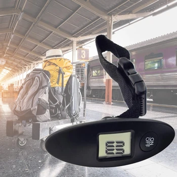 L1EE Dijital Bagaj Ölçeği Taşınabilir El Bagaj Ölçeği Seyahat Bavul Ölçeği
