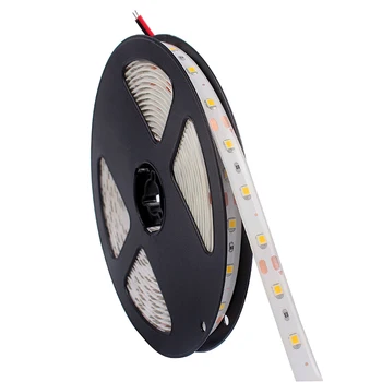LED şerit SMD3528 5 m 60led / m 300 LEDs su geçirmez 12 V RGB beyaz esnek ışık kapalı dekoratif LED tipi ev dekorasyon lambaları