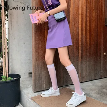 Lolita Japon Moda İnce Buzağı Çorap Kadın Şeffaf Sevimli Kawaii Uzun Çorap Seksi File Çoraplar Çorap Harajuku Medias Diz Çorap