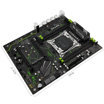 MAKİNİST MR9A 1.0 Anakart LGA 2011-3 Seti Kiti İle Xeon E5 2620 V4 CPU + 16GB (2*8G) DDR4 RAM Combo USB 3.0 NVME M. 2