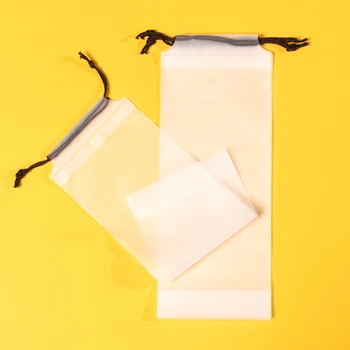 Mat Saydam plastik torba Şemsiye saklama çantası Kullanımlık Taşınabilir Şemsiye İpli Depolama Kapak Ev Depolama Organizatör