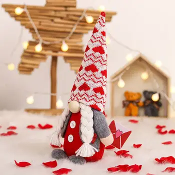 Meçhul Bebek Gnome sevgililer Günü Hediyeleri Sevgilisi Kız / Erkek Arkadaşı Sevgililer Günü Süsleme Düğün Parti Bebek Kalp Şekli