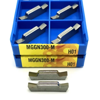 MGGN300-M H01 alüminyum dönüm aracı Kesme aleti dönüm ekleme Metal torna araçları oluk açma ucu MGGN 300 Bakır alüminyum araçları