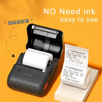 Niimbot B203 termal etiket etiket Yazıcı Mürekkepsiz Mini Taşınabilir Cep Etiket Makinesi Cep Telefonu Makinesi için