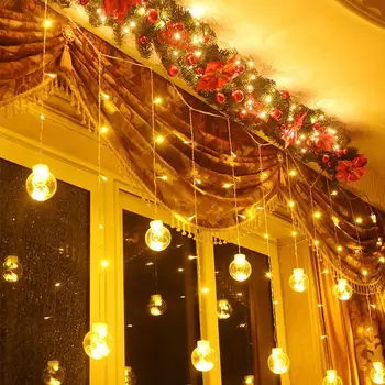 Noel ışık Garland 2.7 m yapay noel ağacı Rattan lamba merdiven koridor şerit ışık düğün yeni yıl 2022 yılbaşı dekoru