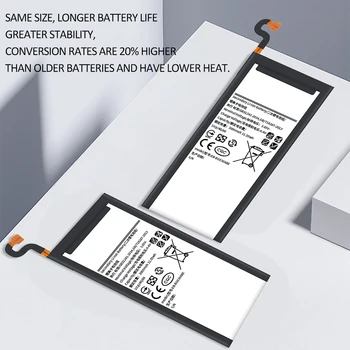 PINZHENG Pil Samsung Galaxy S6 S7 S8 S3 S4 S5 NFC S7 S6 Kenar S8 S9 Artı G930F G950F G920F G900F ı9300 Değiştirin Bateria