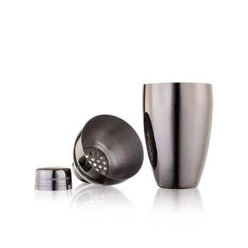 Premium Kokteyl Shaker Gümüş Ayna / Bakır / Altın / Siyah / Çiçek Kazınmış, 500ml Ayakkabıcı 18-8 Paslanmaz Çelik