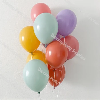 Retro Balonlar Dekorasyon Boho Düğün Kaynağı Bebek Duş İlk Doğum Günü Partisi Gelin Duş Nişan Arka Plan 5/10/12 / 18in