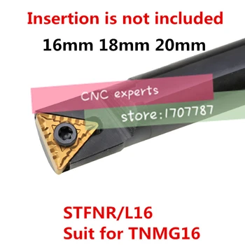 S16Q-STFNR16 / STFNL S18Q-STFNR16/STFNL S20R-STFNR16 / STFNL16 İç dönüm araçları Kullanımı CNC Karbür İnsert TNMG160404 / TNMG160408
