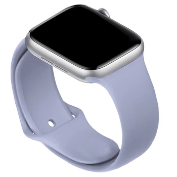 Silikon Kayış apple saat bandı 40mm 44mm 42mm 38mm Kauçuk kayış akıllı saat kordonu watchband iWatch serisi se 3 4 5 6 kayış