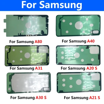 Su geçirmez Yapıştırıcı Samsung A72 A71 A51 A31 A41 A21S A20S A30S A32 4G 5G A20 A30 A40 A60 A70 A80 Arka Pil Kapağı Sticker