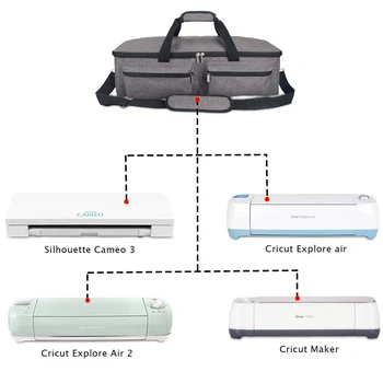 Taşıma Çantası İle Uyumlu Cricut Explore Air 2, saklama kutusu Çantası İle Uyumlu Siluet Cameo 3 Ve Malzemeleri